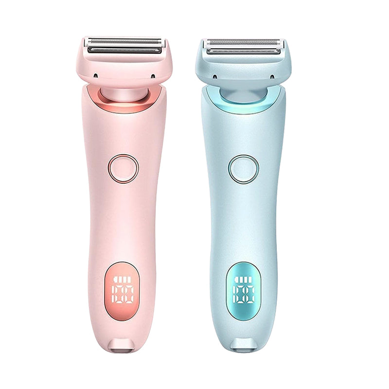 Elektrisk dobbelthovedet hårtrimmer til kvinder