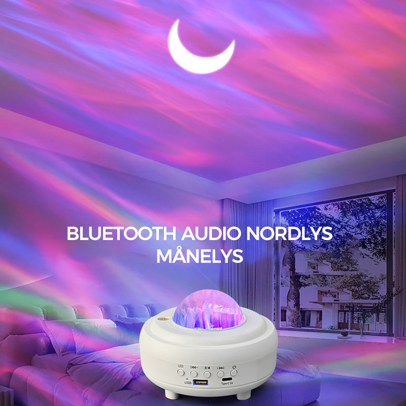 Bluetooth Audio Stjerneprojektorlampe