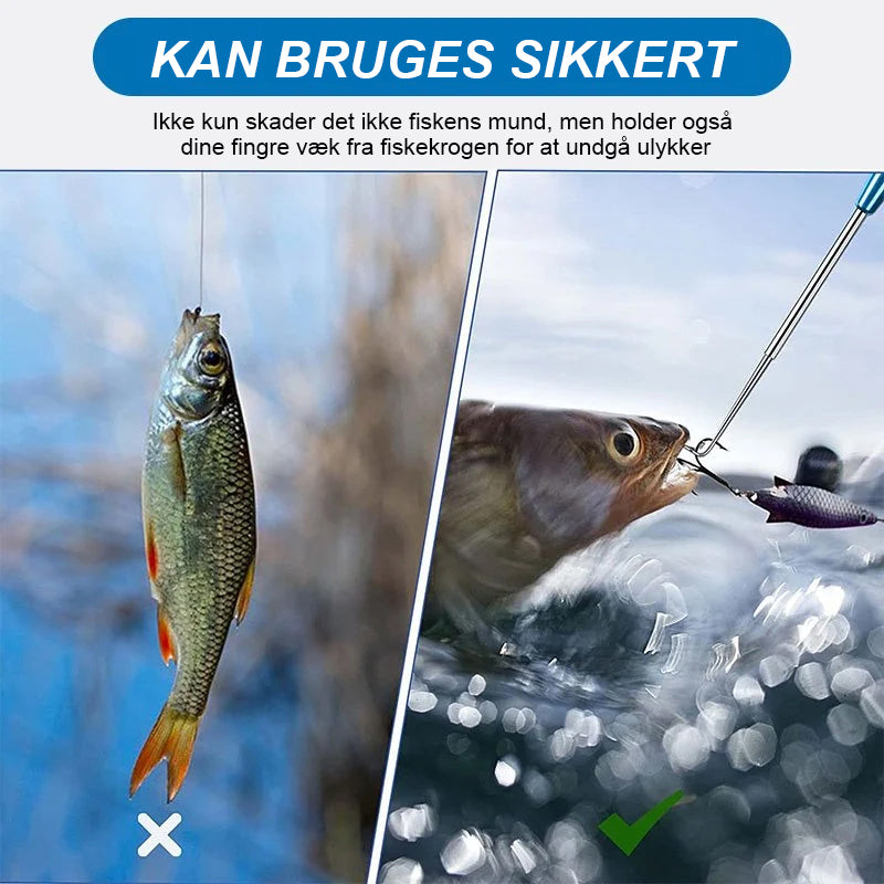 Hurtigt redskab til fjernelse af fiskekrog