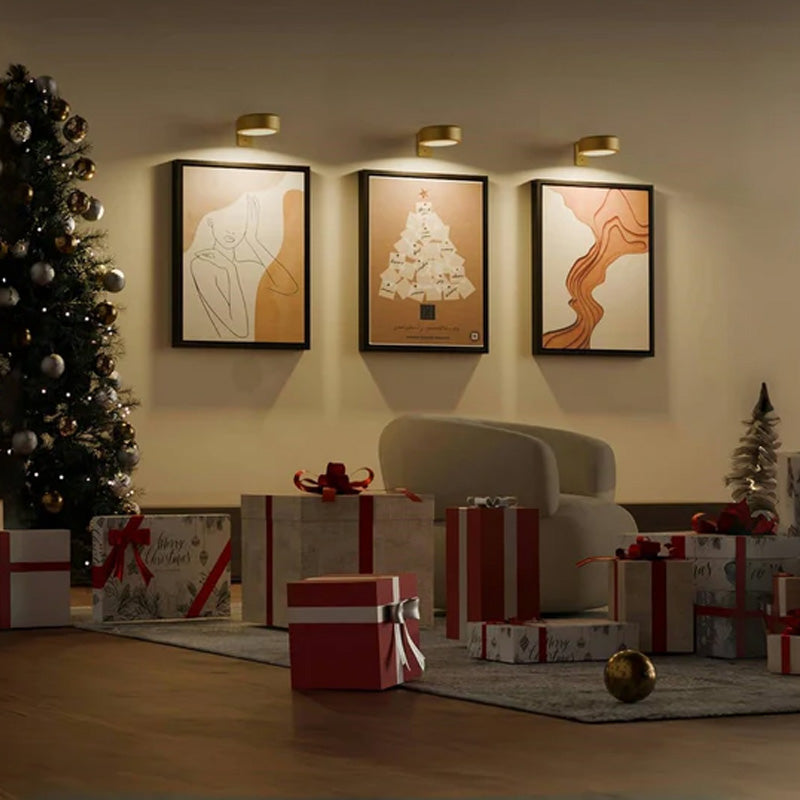 Trådløs LED-væglampe med fjernbetjening