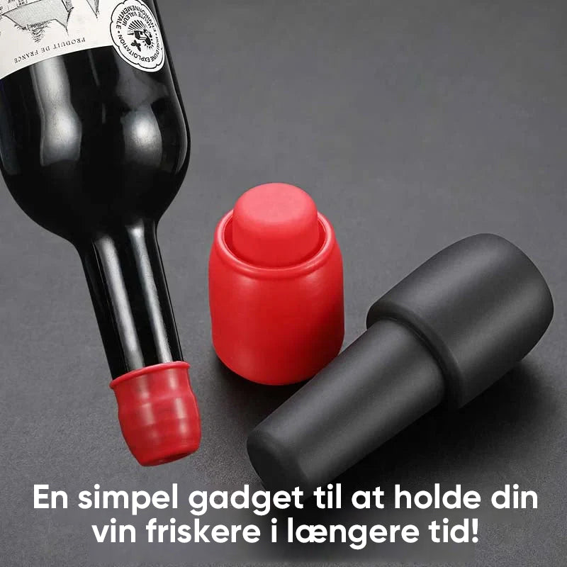 Genanvendelige flaskepropper til mousserende vin