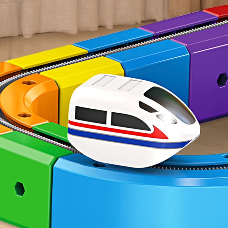 Magisk magnetisk togbanesæt til børn