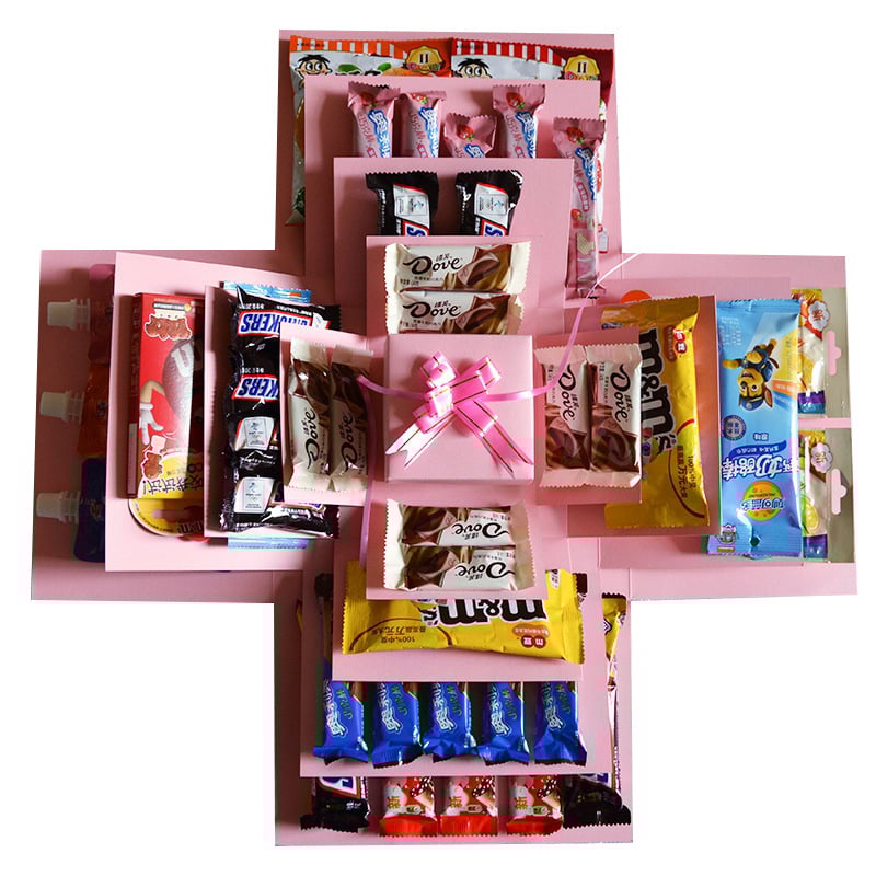 Overraskelses eksplosion gaveindpakning - Tom æske