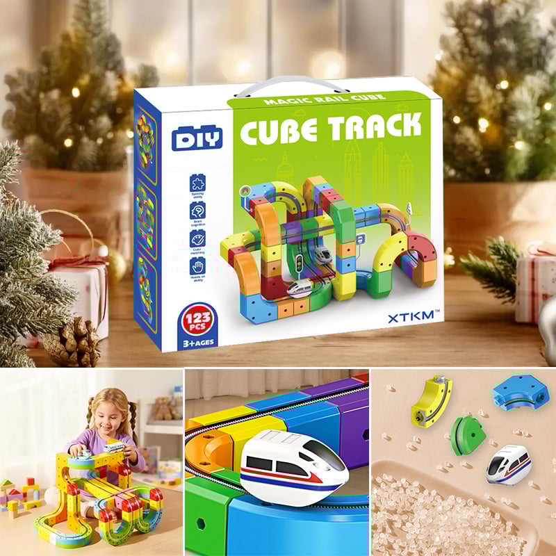 Magisk magnetisk togbanesæt til børn