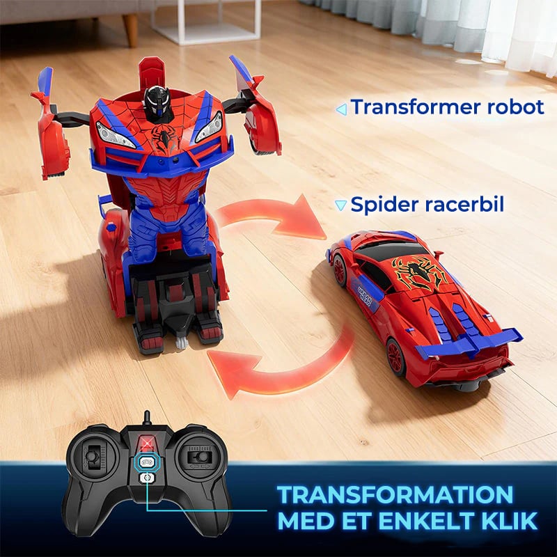 Fjernstyret transformer robotbil