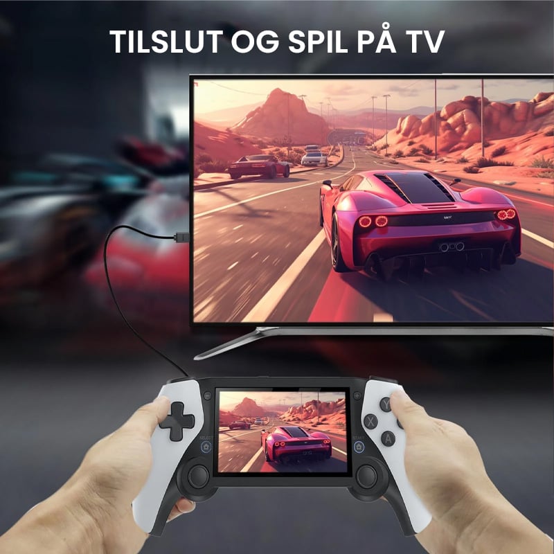 Sakerplus retro håndholdt spilkonsol