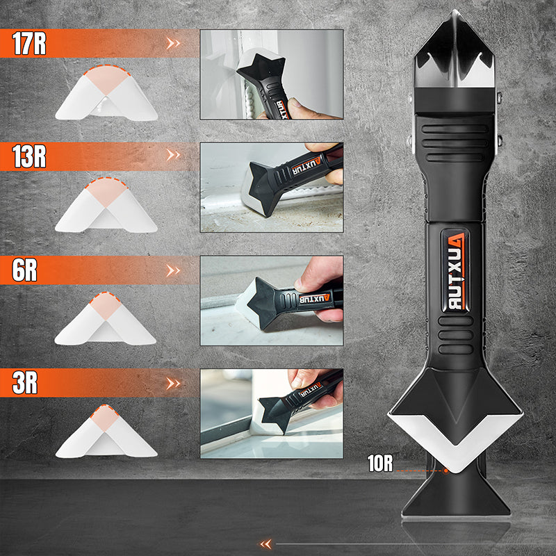 3-i-1 Silikone fugeværktøj