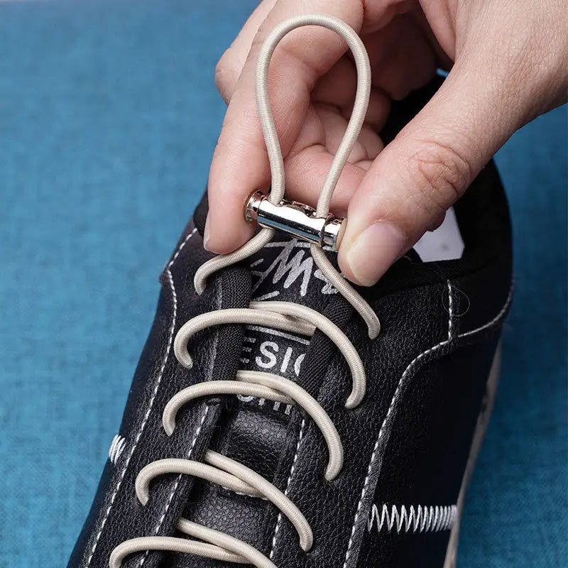 Quick-Lock No-Tie Elastic Shoelaces