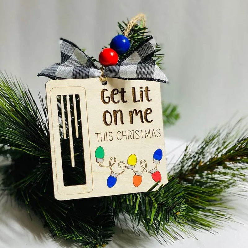 Christmas Wooden Money Holder Gift