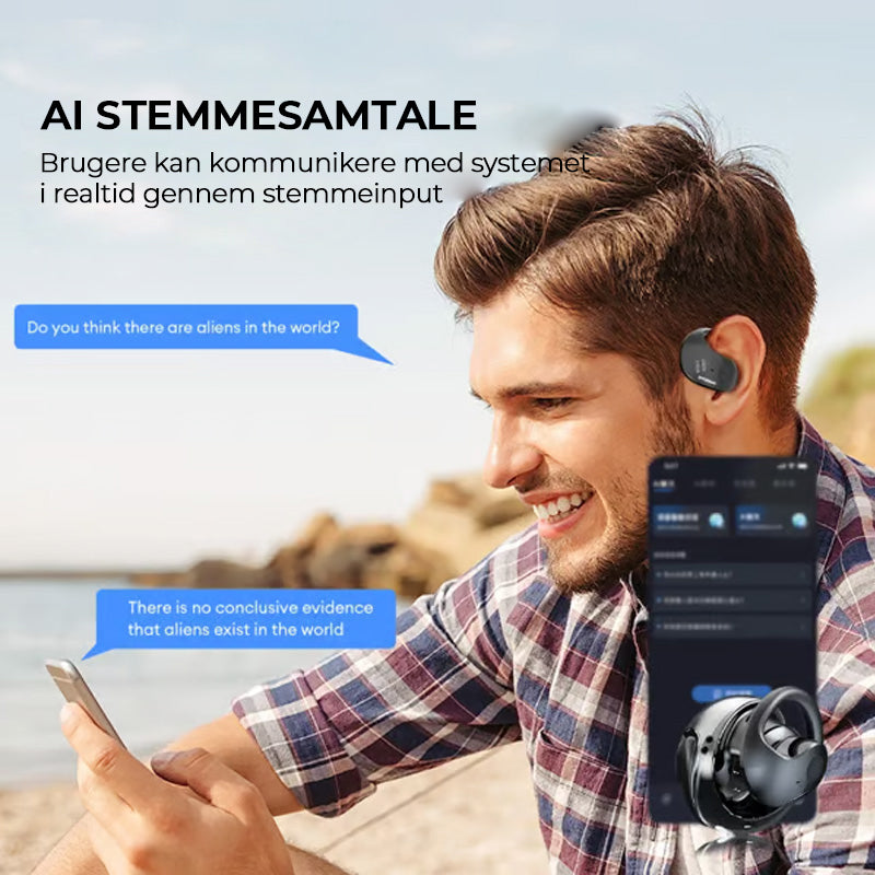 Trådløse Bluetooth-oversættelses-øretelefoner