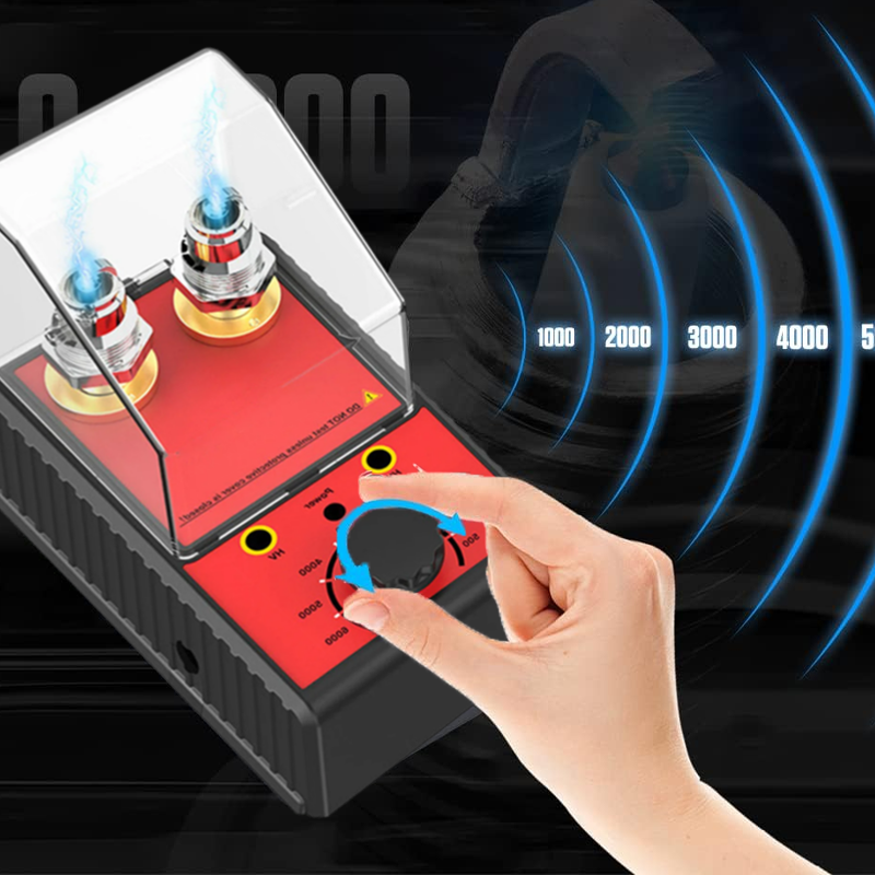 Dobbelt tændrørstester med to 12 mm tændrørsfatninger