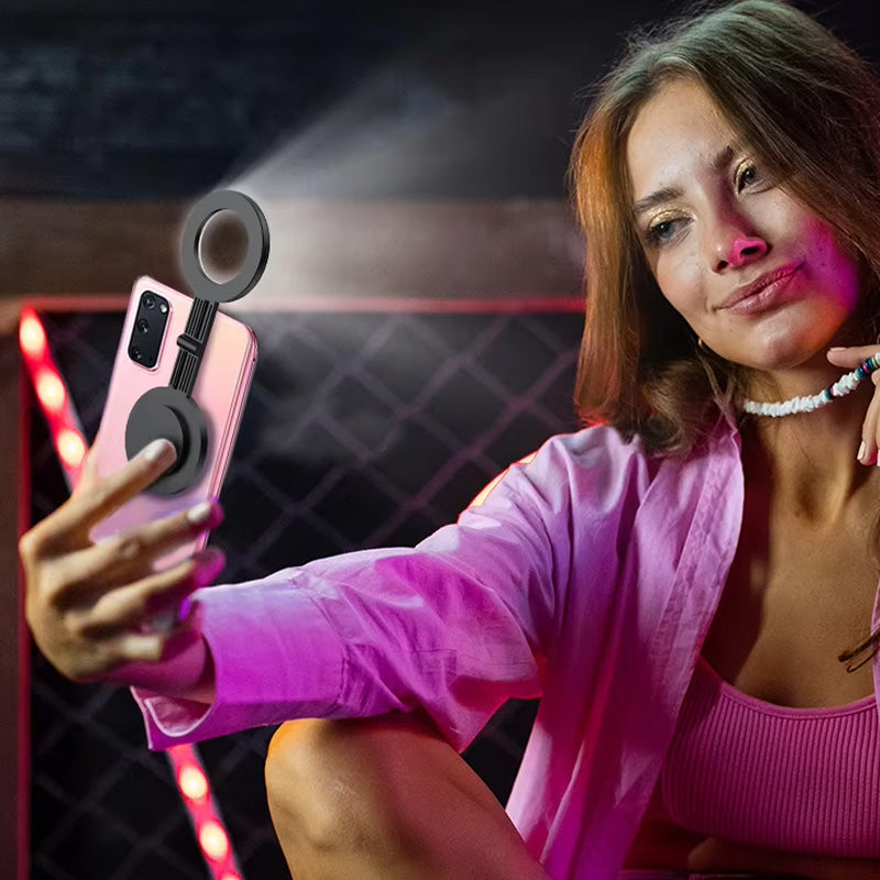 Magnetisk telefon selfie stick med ståfod