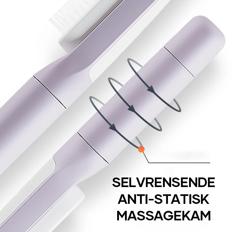 Selvrensende antistatisk massagekam