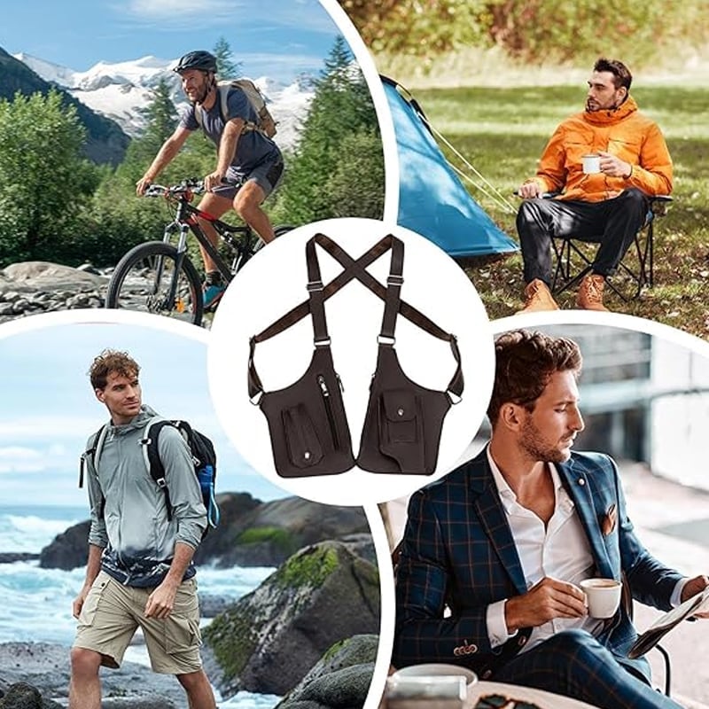 Taktisk hylstertaske – Multifunktionel crossbody vest