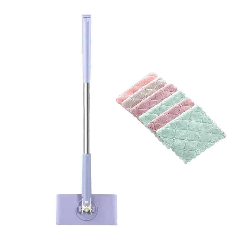 Handige mini-mop met doekwisselfunctie