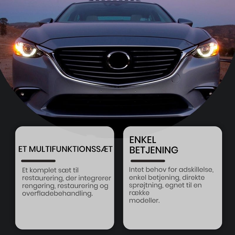 Restaureringssæt til forlygter