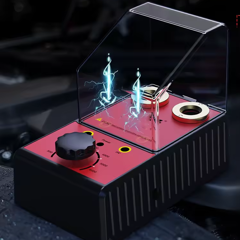 Dobbelt tændrørstester med to 12 mm tændrørsfatninger