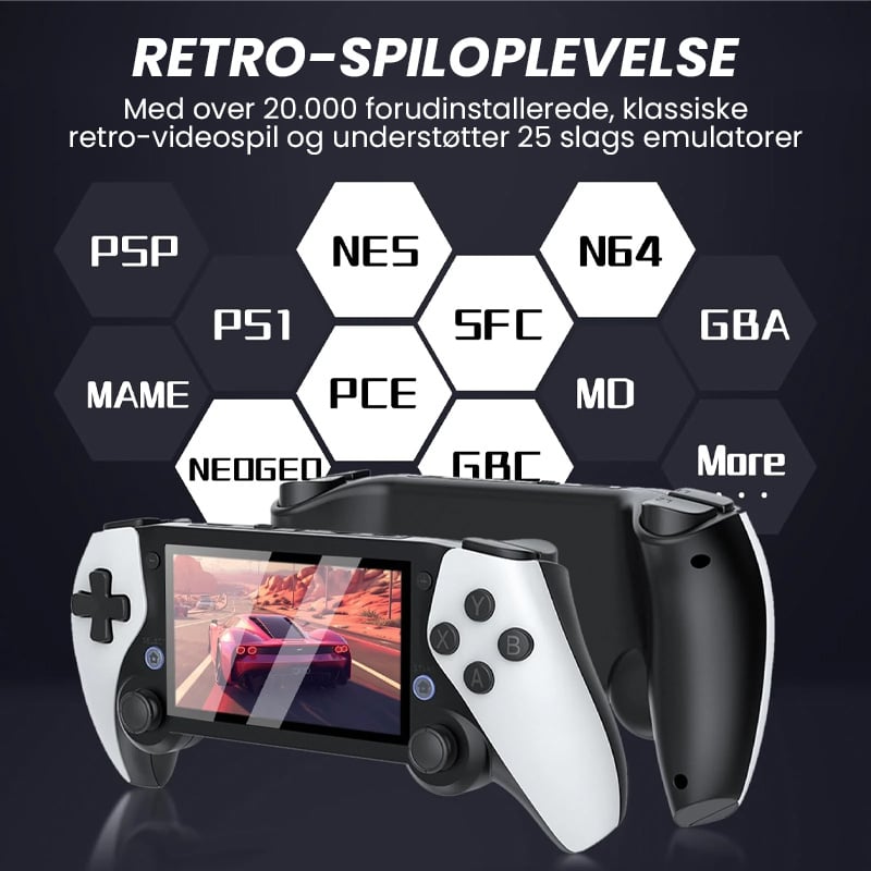 Sakerplus retro håndholdt spilkonsol