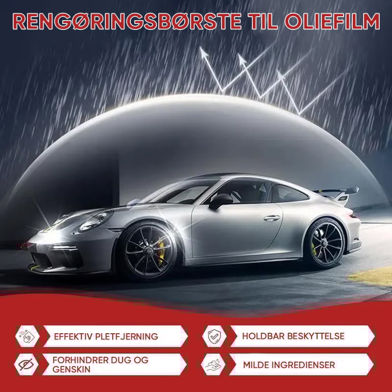 Rengøringsbørste til glasfilm