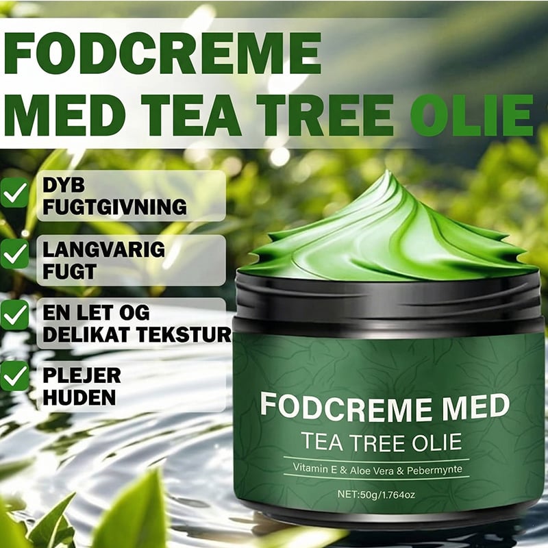 Fodcreme med Tea tree olie