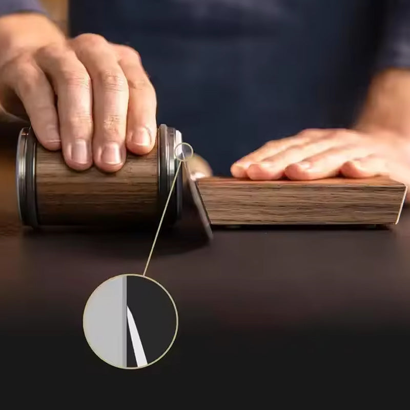 Femsidet magnetisk knivsliberrulle