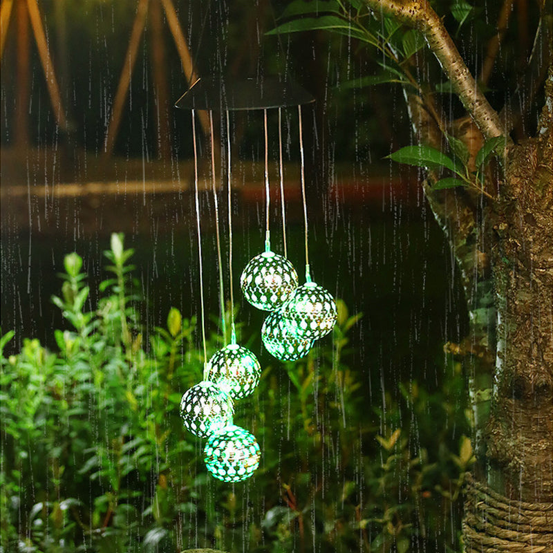 Solar Wind Chime Outdoor Light