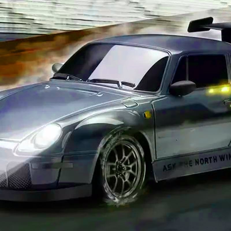 Fjernstyret drift racerbil