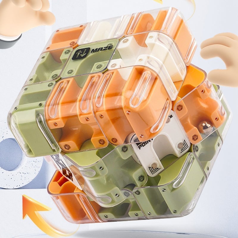 3D rullebold labyrintterning