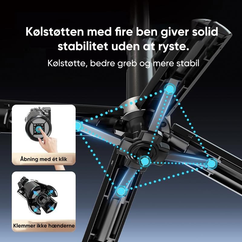 Magnetisk selfiestang i lommestørrelse