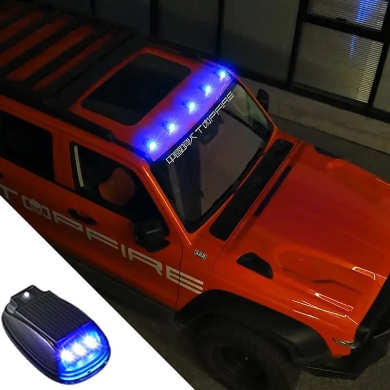 Solcelledrevne RGB tagblinklygter
