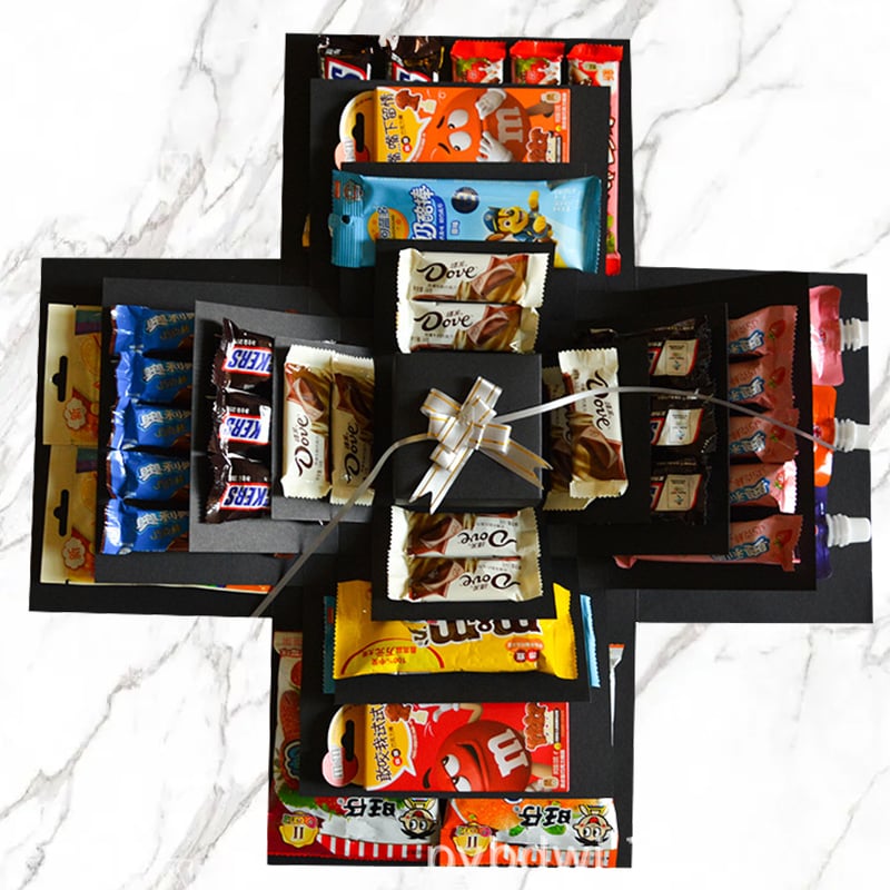 Overraskelses eksplosion gaveindpakning - Tom æske