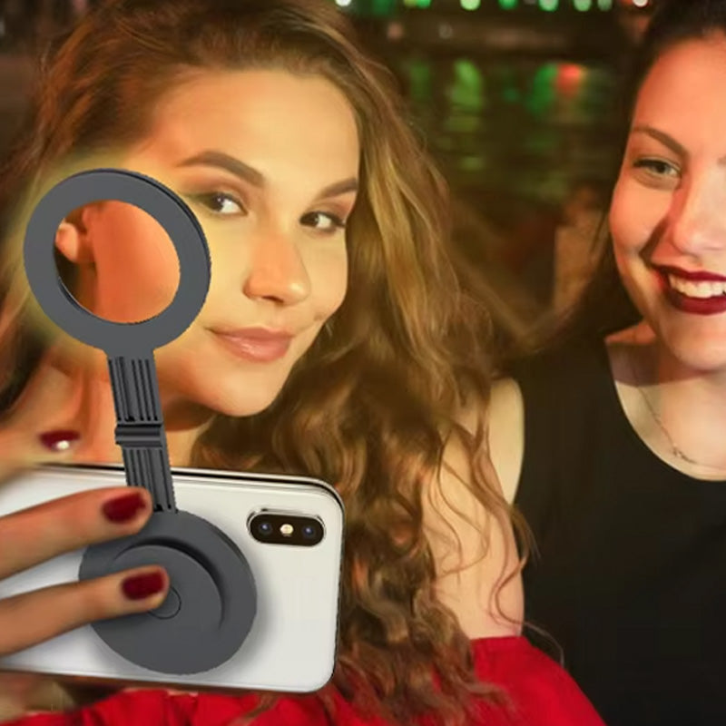 Magnetisk telefon selfie stick med ståfod