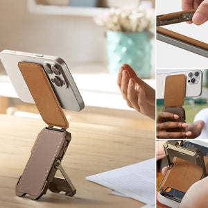 Magnetisk pung med stativ