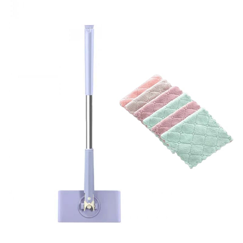 Handige mini-mop met doekwisselfunctie