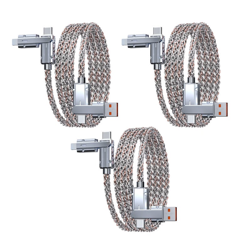 Fire-i-En 100W ladekabel med farverigt lys