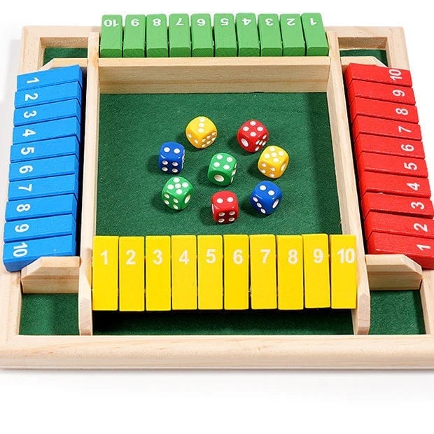 Shut The Box - Sjovt matematikbrætspil for voksne og børn