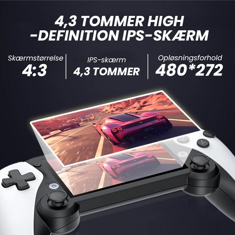 Sakerplus retro håndholdt spilkonsol