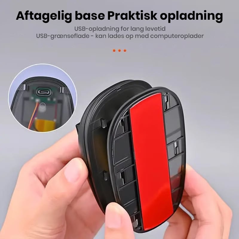 Solcelledrevne RGB tagblinklygter