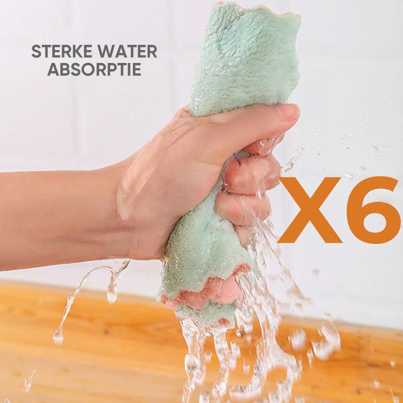 Handige mini-mop met doekwisselfunctie