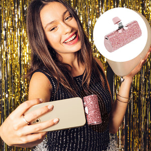 Diamantdekoreret mini powerbank