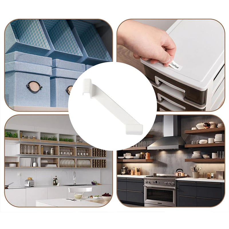 Hjælpestøtte til stabling af opbevaringskasser