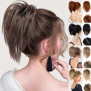 Hårklemme med hestehale extension