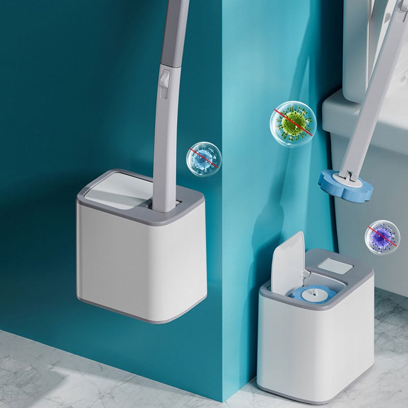 Toiletbørstesæt med engangsbørstehoveder