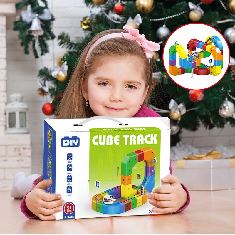 Magisk magnetisk togbanesæt til børn