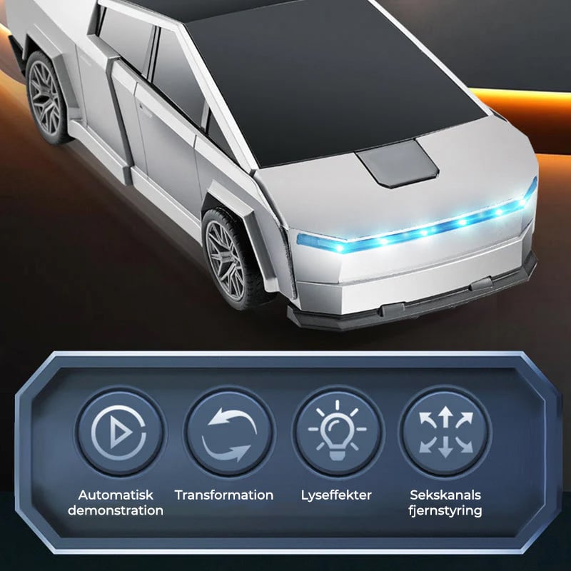Fjernstyret transformer robotbil