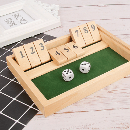 Shut The Box - Sjovt matematikbrætspil for voksne og børn