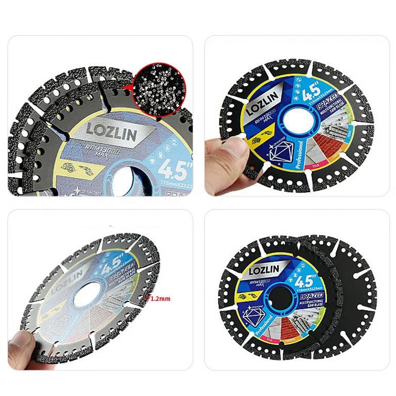 Multifunktionelle diamantsavklinger