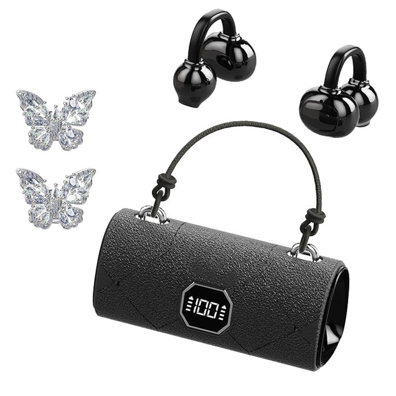 Stilfuldt klips-på trådløst headset