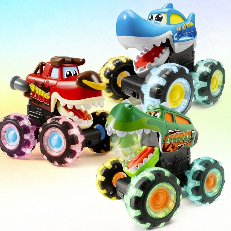 Glødende monster truck legetøjsbil