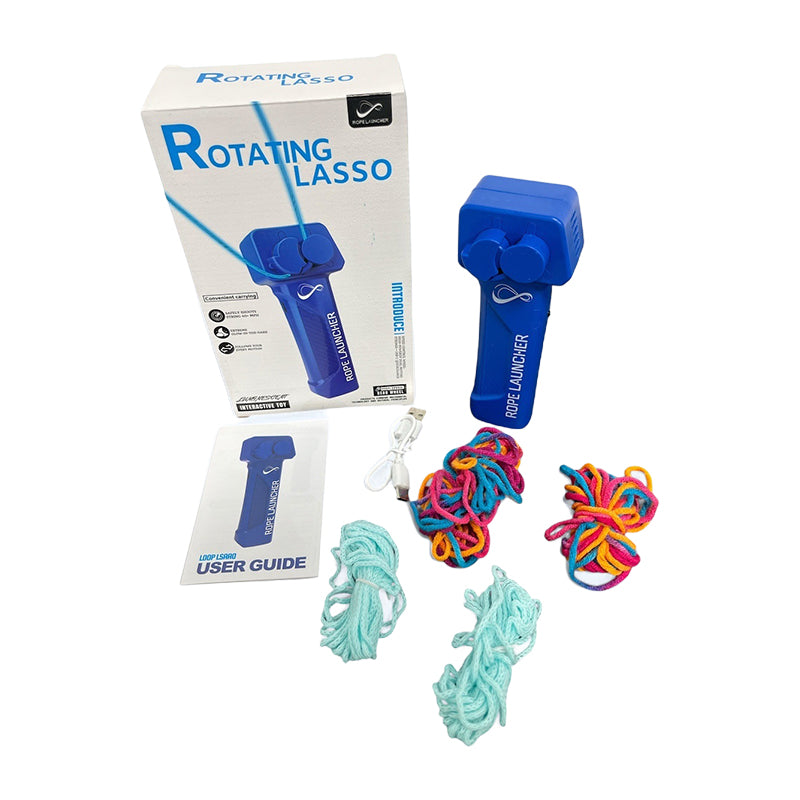 Bærbar rebkaster loop-legetøj